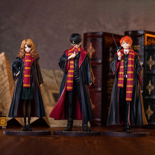 GONG Harry Potter Magic Era Malfoy Snape Harry Potter Ron Weasley Hermione Granger Action Figurine Collection Gift Desktop Decor