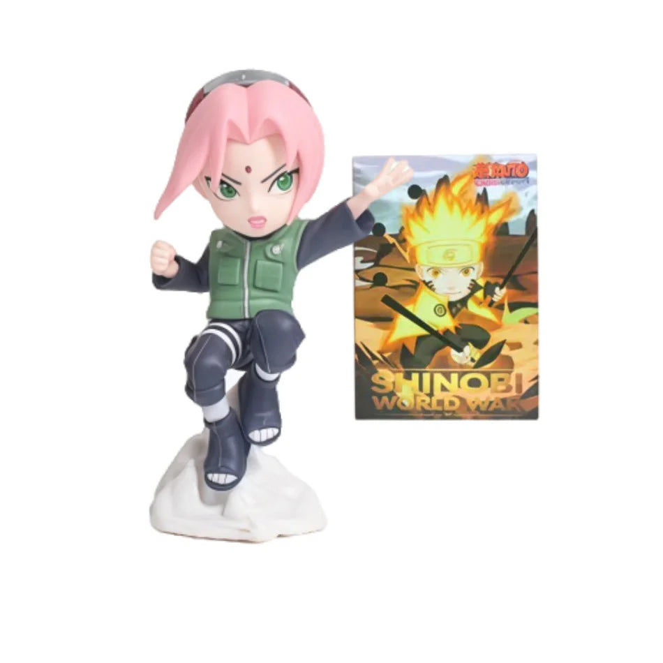 Anime Naruto Blind Box Model Figure 1-12 pcs NARUTO Ninkai Taisen Series Figurine PVC Desktop Collectible Toy Doll Birthday Gift
