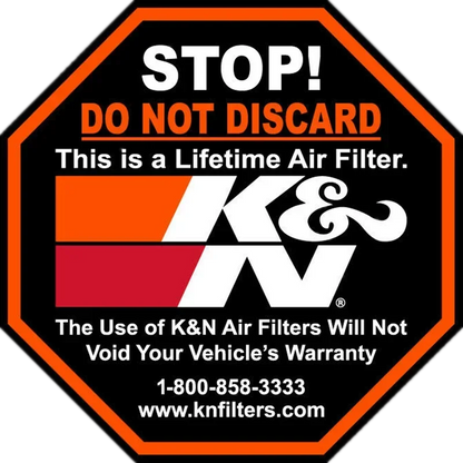 Boutique Decals Exterior Accessories Personality 2 PCS K&N Filters Warning Sticker Decal Motocross PVC Vinyl Stickers