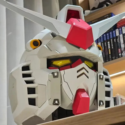 Ganso Yuanzu Rx-78-2 Comic Exhibition Cosplay Helmet Wearable Wearable Night Light Edition Room Decoration Boy Surprise Gift