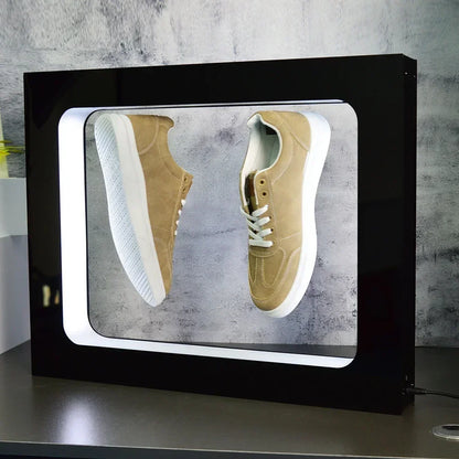 Best High Quality Rotating Magnetic Levitating Floating Shoe Display Spin Sneaker Levitating Sneaker Display