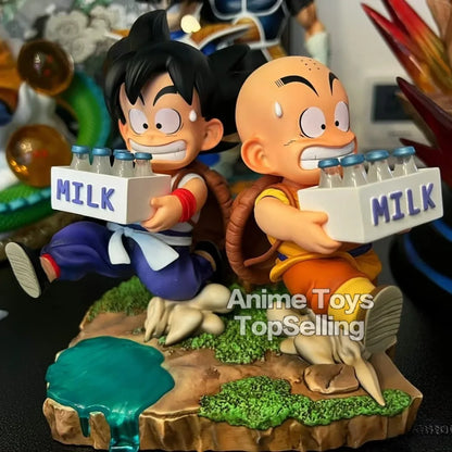 15cm Anime Dragon Ball Figure Goku and Krillin Action Figures Pvc Statue Collection Model Toys Gifts