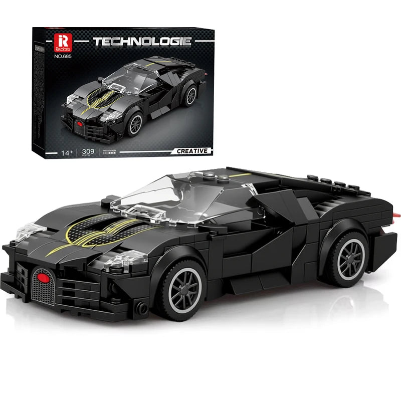 Speed Sport Car Model City Classic Racing Vehicle Building Blocks Super Racers Car Bricks Puzzle Toys Gifts Desktop Decoration