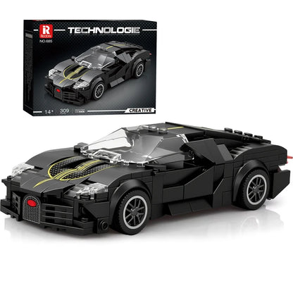 Speed Sport Car Model City Classic Racing Vehicle Building Blocks Super Racers Car Bricks Puzzle Toys Gifts Desktop Decoration
