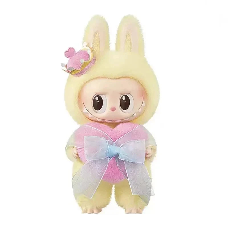 POPMART Original The Monster Labubu 38cm Mokoko Angel Crying Again Blind Box Doll Toys Original Labubu V1 V2 Toys Birthday Gifts