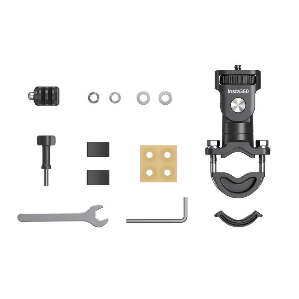Insta360 Motorcycle U-Bolt Mount for Moto Riding 1/4' Interface Design for Insta 360 X5, X4 Air, X3 Original Accessories