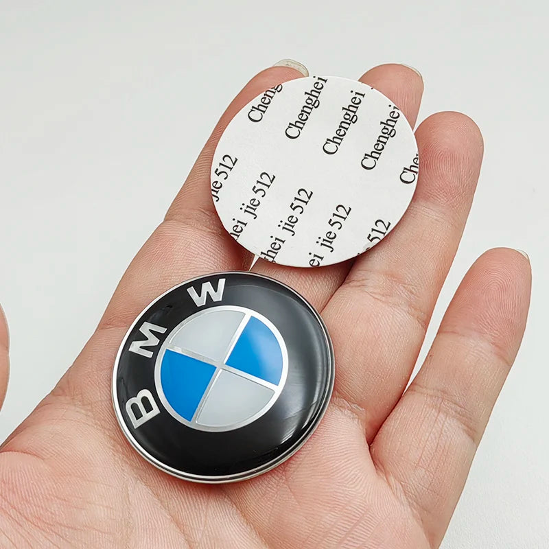 45mm Car Steering Wheel Cover Badge Emblem Logo Sticker For BMW E46 E39 E90 E36 E91 E62 E87 E53 F15 F16 F20 F30 X1 X3 X5 M3 M5