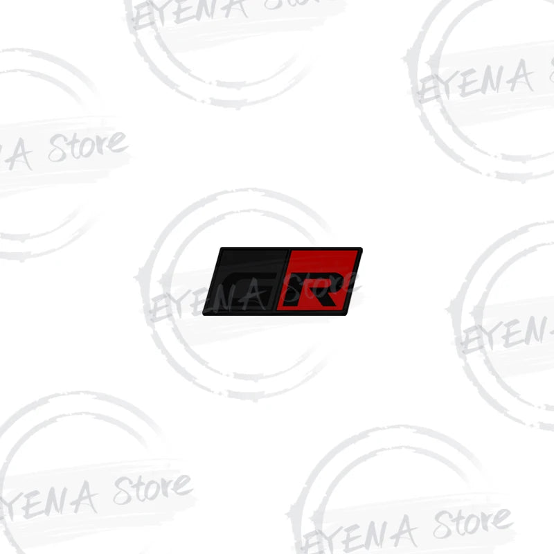 1pcs Car Metal Alloy GR SPORT Logo Steering Wheel Sticker Emblem For Toyota Yaris RAV4 Hilux Camry Prius Land Cruiser Corolla