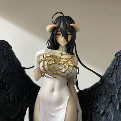 Overlo Action Figure Albedo Manga Figurine Albedo 24cm GK Statue Doll Model Ornament Anime Peripheral Toys Gift for Fans