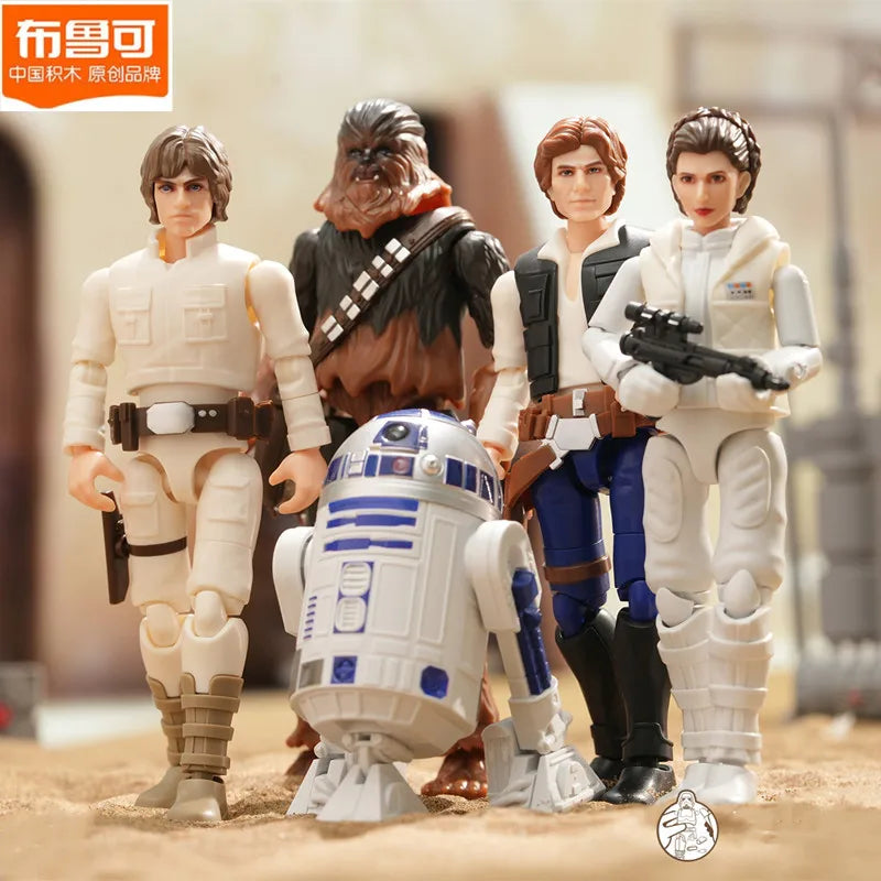 BLOKEES Star Wars splicing model hidden edition Darth Vader Mandalorian Grogu Stormtrooper Action Figures model Collectble Toys