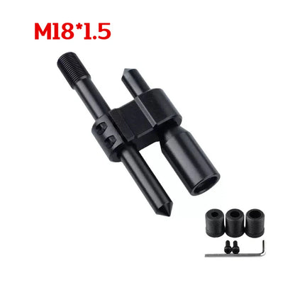 Car Aluminum H Type Gear Shift Knob Extension Adjustable Extender Shifter Lever Handle M18*1.5 M12*1.25 With Three Adapters