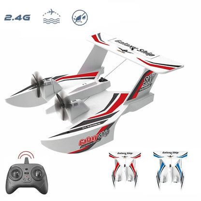 KF603 RC Glider EPP Foam 2.4G 3CH Radio Control Sea And Air RC Plane Water Land Flying Boat Airplane Toys Gift For Boys