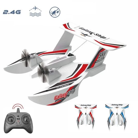 KF603 RC Glider EPP Foam 2.4G 3CH Radio Control Sea And Air RC Plane Water Land Flying Boat Airplane Toys Gift For Boys