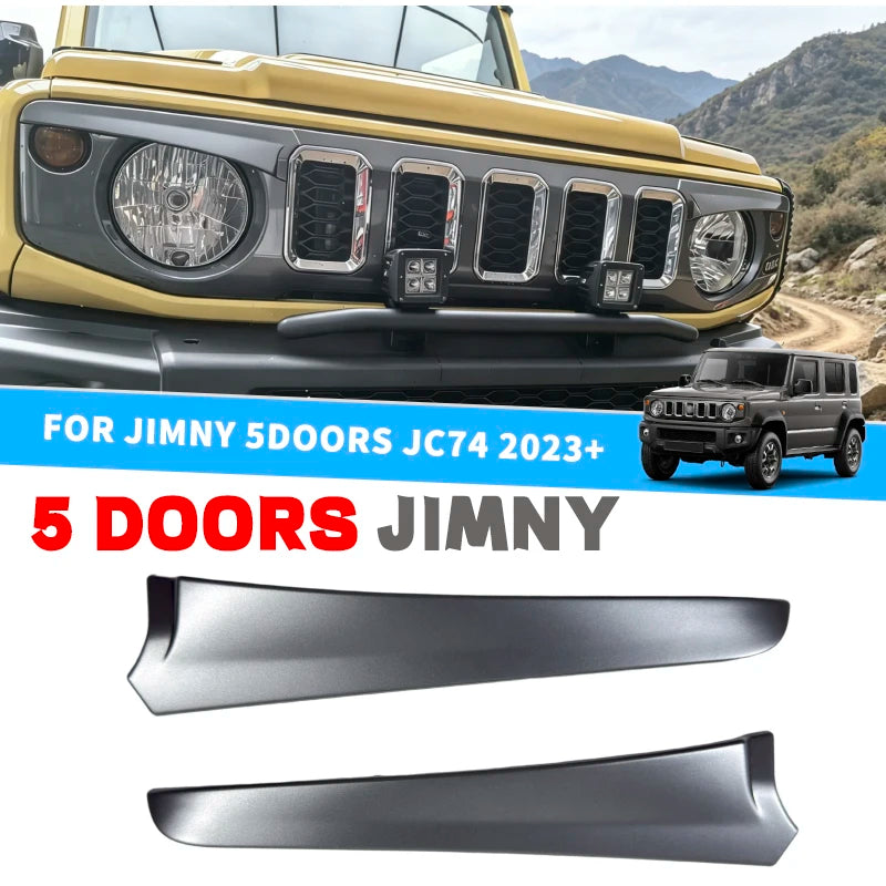 Jimny Angry Bad Face Headlight Eyebrows Eye Lid Sticker for SUZUKI Jimny JB64 JB74 JC74 2019+ for OEM Grille Eyebrows Eyelids