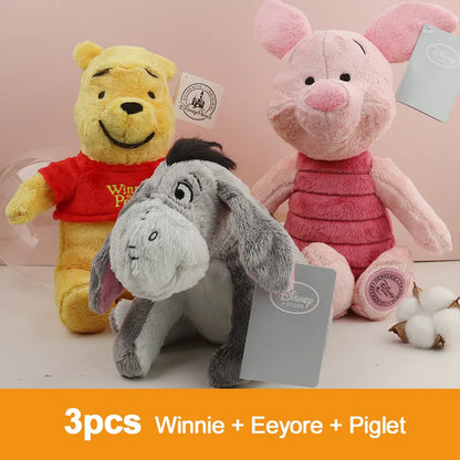 Piglet Winnie The Pooh Bear Stuff Toys For Kids Eeyore Grey Winnie And Friends Plush Stuffed Animal Donkey Children's Day Gift