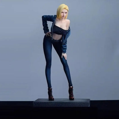 Android 18 Dragon Ball Z Anime Figure Android Statue Pvc Action Figures Desktop Ornament Collection Model Toys Gifts