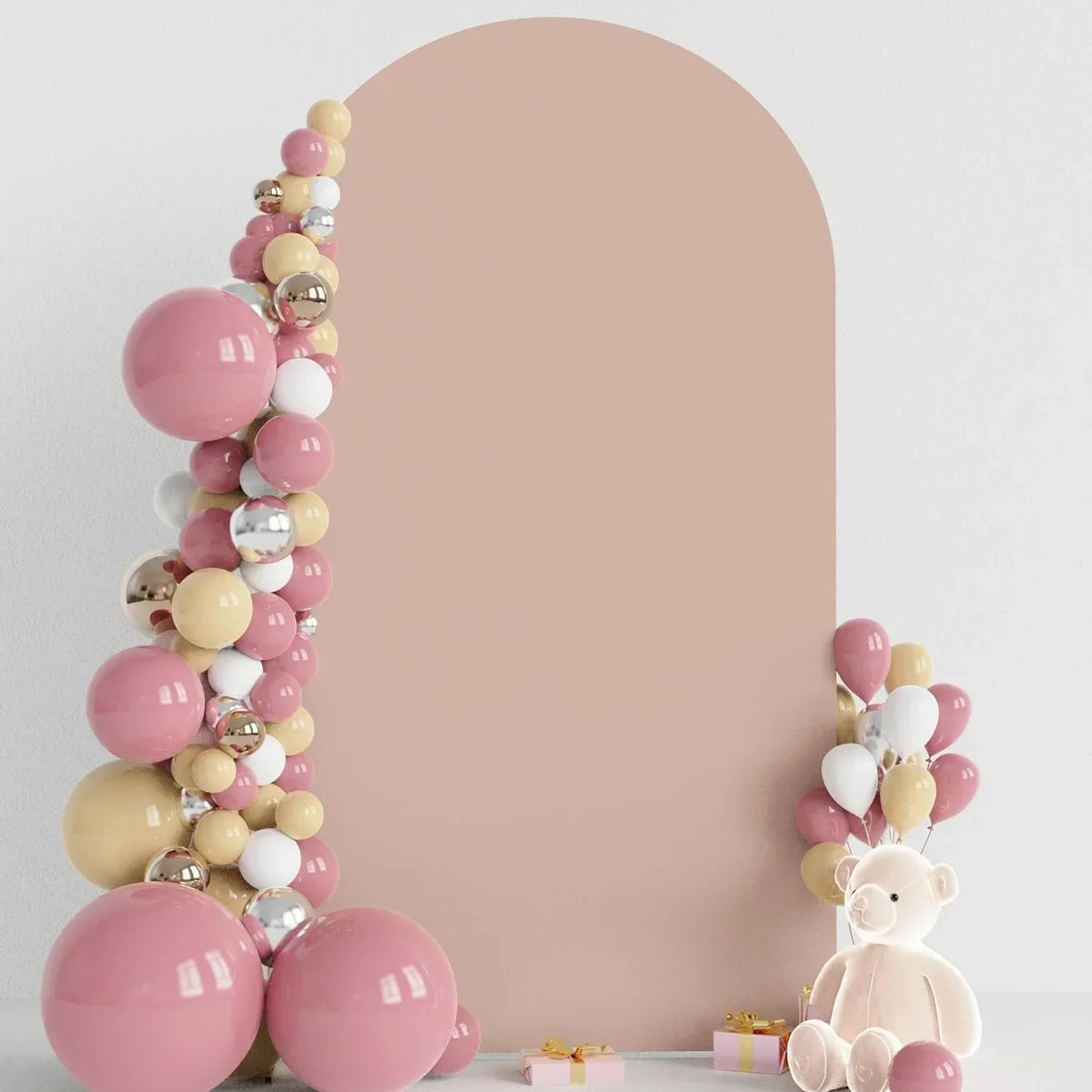 Solid Colours Arch Backdrops Cover Wedding Party Photography Backdrops Photo Kids Birthday Party Table Cover Decoration