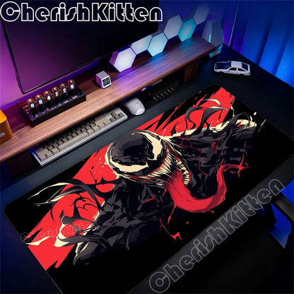 Large Game Console Mousepad Waterproof Mouse Pad Keyboard Computer Laptop Pad office Accessories XXL Marvel Venom Art Desk Mat