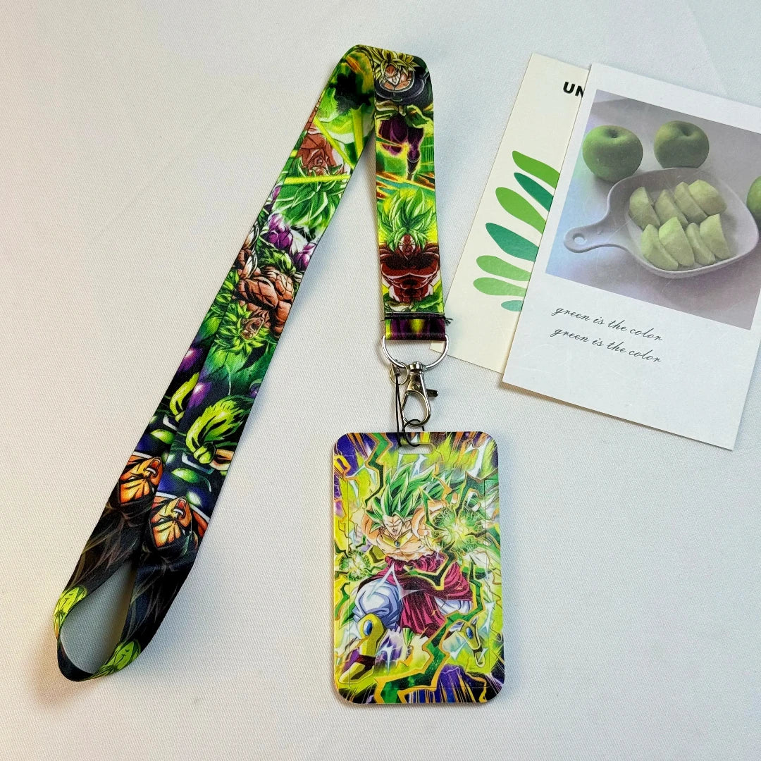 Dragon Ball Credential Holder Japanese Anime Lanyards for Key Neck Strap For Card Badge Gym Keychain Keyring Accessories Gifts