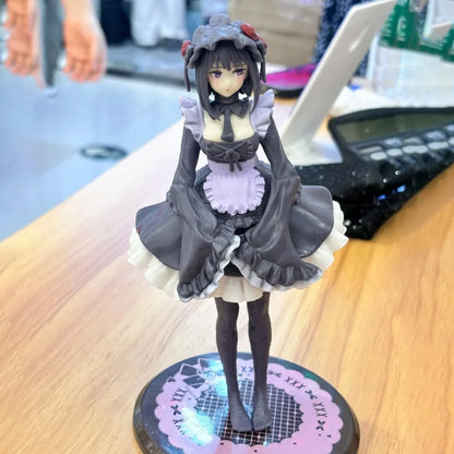 2 Kinds My Dress-Up Darling Anime Figure Black Maid Outfit Kitagawa Marin Action Figure Shizuku Kuroe Figurine Collection Model