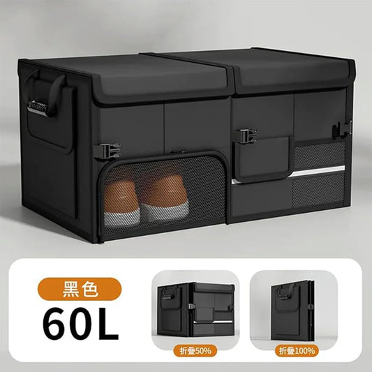 Automotive Boot Storage Container Durable Organizer for Vehicle Trunk