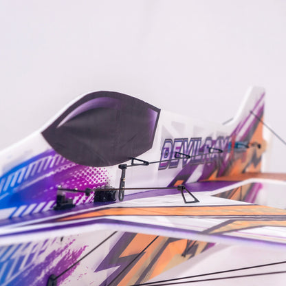 AEO New Arrival EA03 Devil Ray 800mm Wingspan 3D/4D Aerobatic Foam RC Airplane, 210g Lightweight KT Board Plane for Stunt Flying