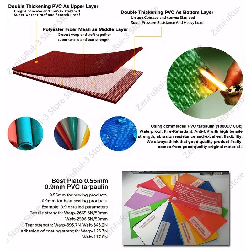 Large Inflatable Swimming Pool Bounce Bed For Kids Family Outdoor Party Water Play Entertainment Equipment
