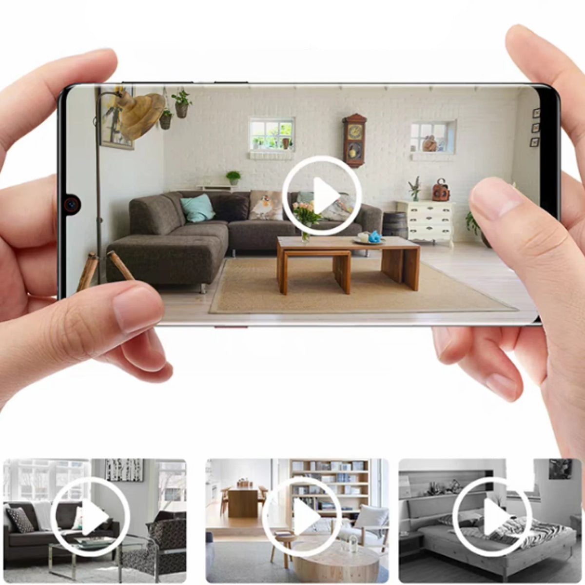 Tuya HD Mini DIY Camera Wide Angle Supports Remote Viewing, Motion Detection, Wireless Security Camera Supports Automatic Alarm