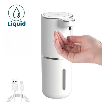 Automatic Liquid/Foma Soap Dispenser, Touchless Electric Dispenser, USB Rechargeable with Infrared Sensor for Bathroom,Kitchen
