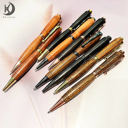 1 PCS 910 Luxury Vintage Slim Sour Wood Ballpoint Pen,Business Office Pen Gift Cool Nice Wooden Gel Pen for Men & Women