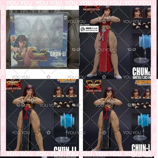 Storm Collectibles Chun Li Action Figure for Street Fighter V Arcade Edition Custom Battle Costume for Video Game Collectors