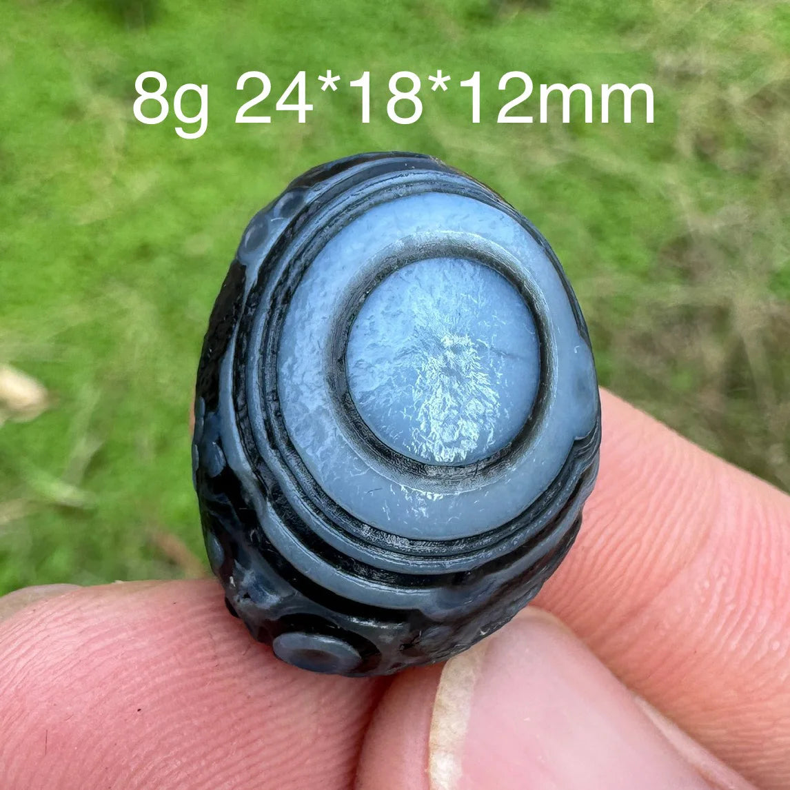 Natural Sardonyx Black Agate Alxa Gobi Eye Rock Mineral Specimen Energy Crystal Chakra Reiki Healing Stone Garden Decor DD1-8
