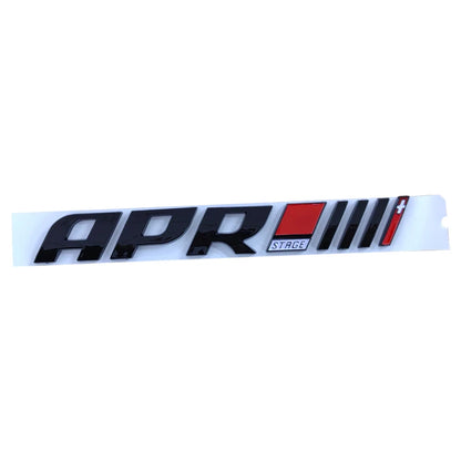 3d ABS  Chrome Black Logo APR Emblem Letters Car Trunk Badge Decal For A4 A5 S4 B8 A3 A7 APR Sticker Accessories
