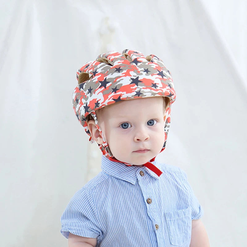 Baby Helmet Cap Newborn 6 18 Month Toddler Kids Adjustable Anti-impact Helmet Safety Baby Crawling Walking Head Protection Cap