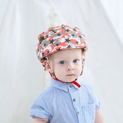 Baby Helmet Cap Newborn 6 18 Month Toddler Kids Adjustable Anti-impact Helmet Safety Baby Crawling Walking Head Protection Cap