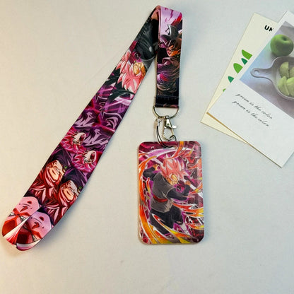 Dragon Ball Credential Holder Japanese Anime Lanyards for Key Neck Strap For Card Badge Gym Keychain Keyring Accessories Gifts
