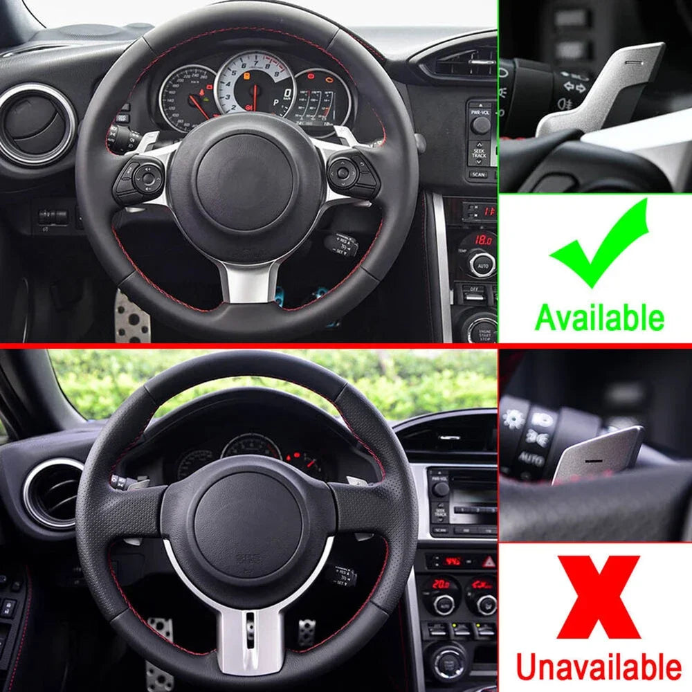 Aluminum Paddle Shifter Extension Kit For Subaru 2017-2021 Toyota GT86 Car Shift Paddle Extended Trim Cover