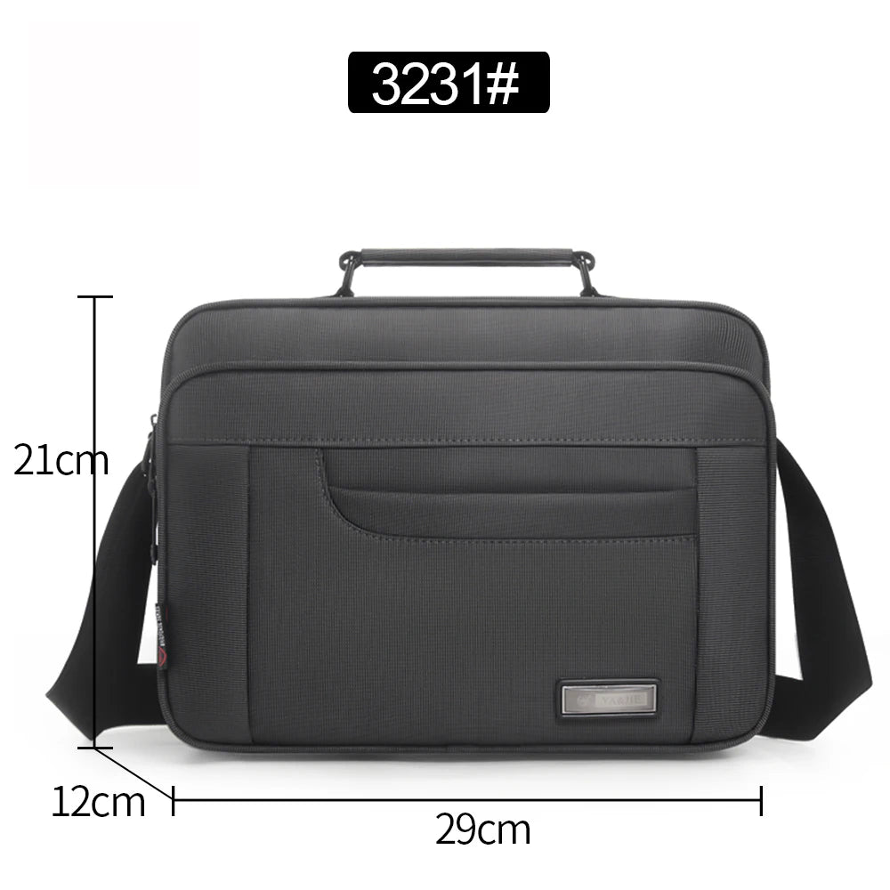 Shoulder Bag Men Handbags Messenger Small Business Briefcase Large Capacity Multifunction Fashion Casual Waterproof