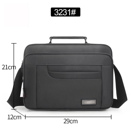 Shoulder Bag Men Handbags Messenger Small Business Briefcase Large Capacity Multifunction Fashion Casual Waterproof