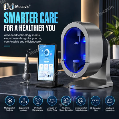 Professional 3D Facial X5 Camera Scanner Digital Skin And Hair Analysis Measuring Machine UV Facial Scanner Skin Analyzer