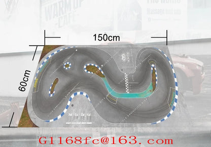 Drift Track Map Professional Simulation NEZ 1/64 1/76 Track