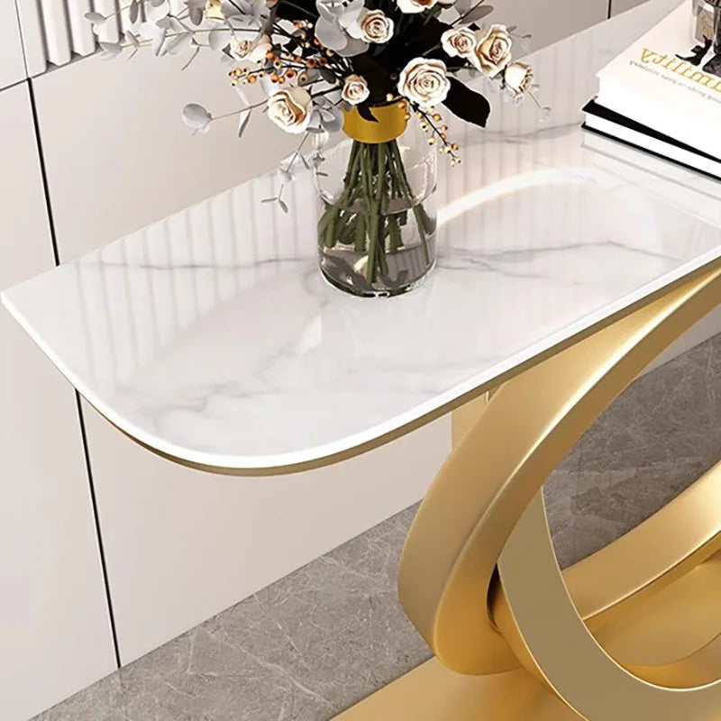 Luxury Trendy Console Table Curved Unique Beauty Elegant Console Table Nordic Design Console Meuble Living Room Furniture