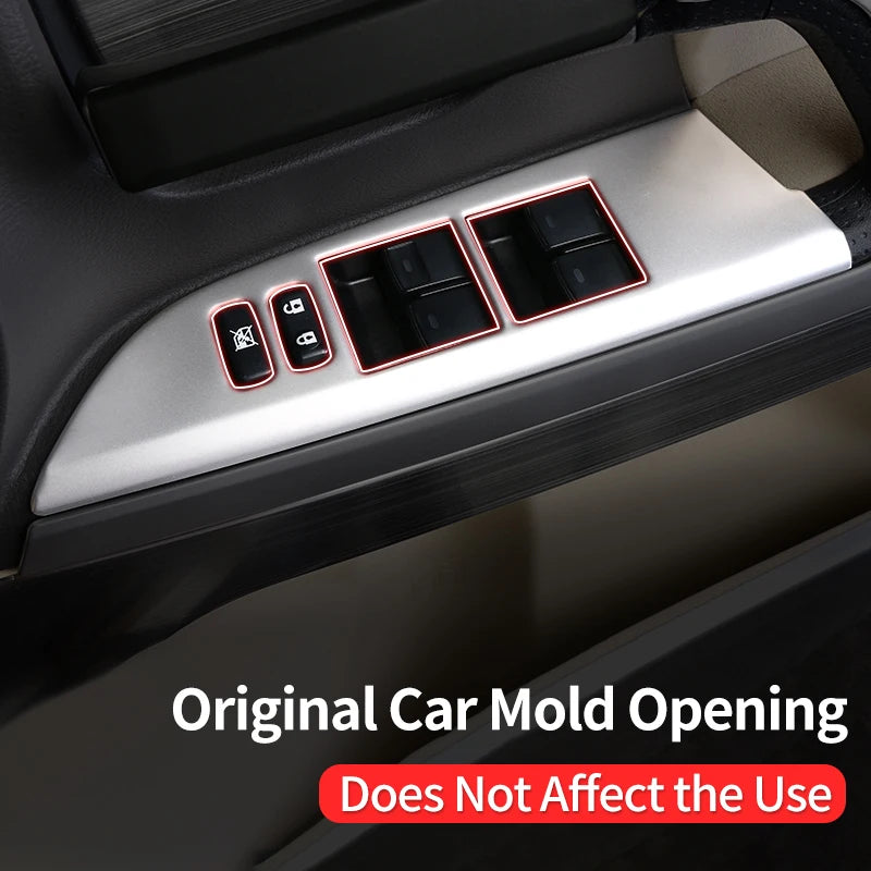 For Right Driving Toyota Land Cruiser 200 LC200 2008-2021 2020 RHD Door Handle Panel Window Button Interior Upgrade Accessories