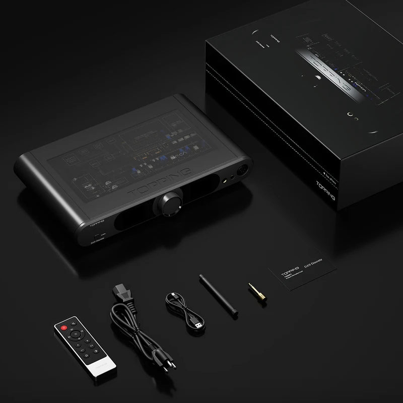 TOPPING DX9 Discrete 16-Element PSRM Fully Balanced Decoder & Headphone Amp Combo LDAC Wireless Available with Remote Control