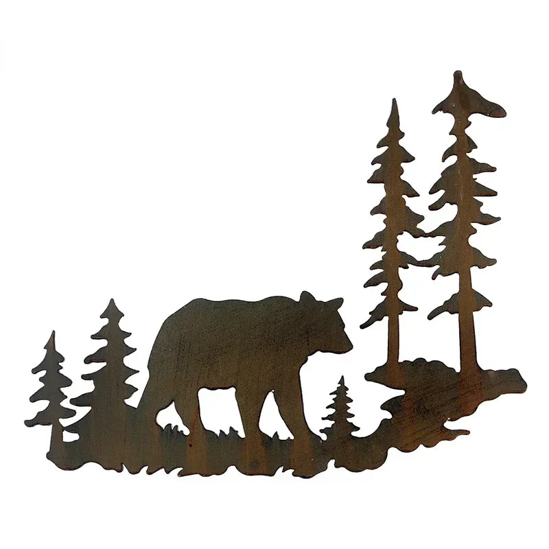 New Design Big Bear Car Bumper Window Sticker Scratch Repair Decal Vinyl Car Packaging Motorcycle Camper Decorative Decal, 13cm