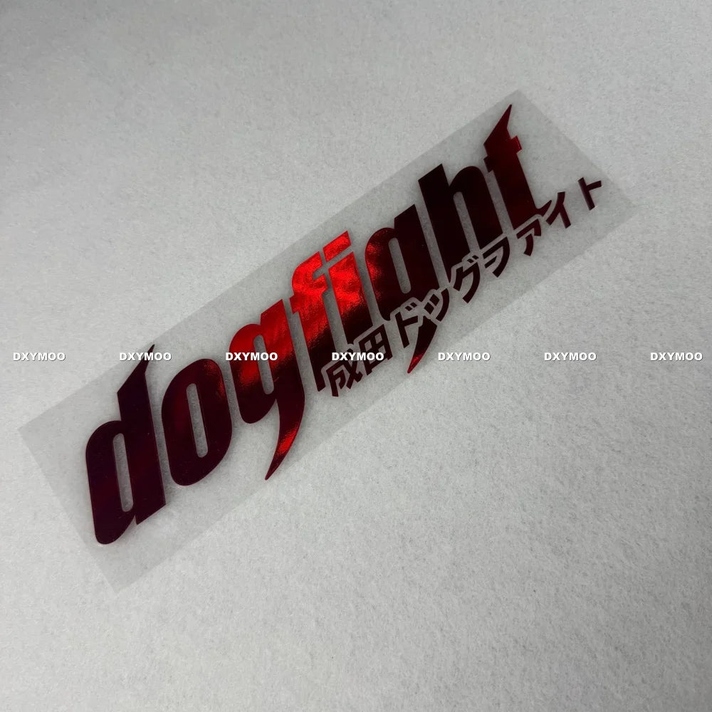 Car Sticker Vinyl for Drift Dogfight Japanese Modified Decal Motor Auto Engine Hood Window Tail Body Graphic
