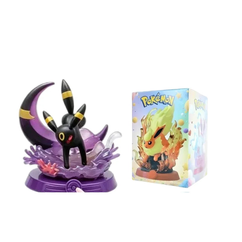 8 style Pokémon Action Doll Pikachu Adventure Eevee Blind Box Anime Model Desktop Decorations Pok é mon Toys Fans Birthday Gift