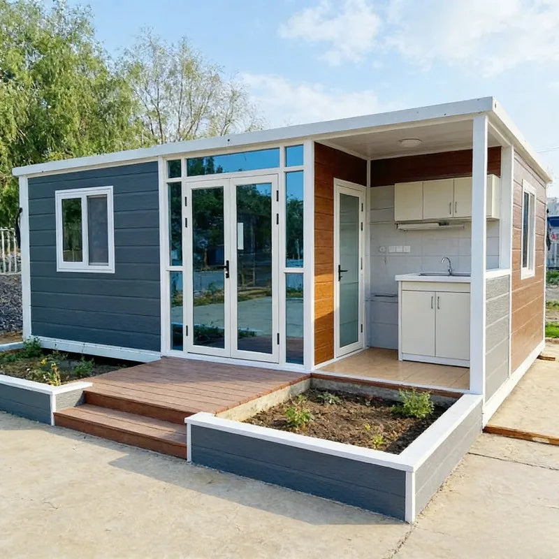 Luxury Prefabricated Modular Homes 2 Bedroom Kitchen Mobile Home Space Capsule House White House for Parks Hotels