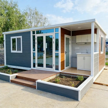 Luxury Prefabricated Modular Homes 2 Bedroom Kitchen Mobile Home Space Capsule House White House for Parks Hotels