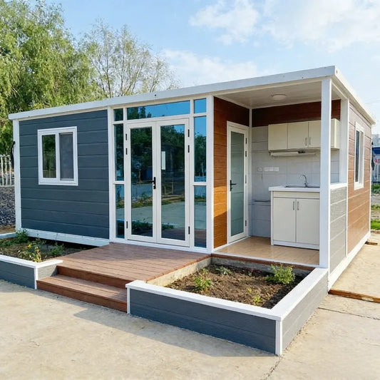 Luxury Prefabricated Modular Homes 2 Bedroom Kitchen Mobile Home Space Capsule House White House for Parks Hotels